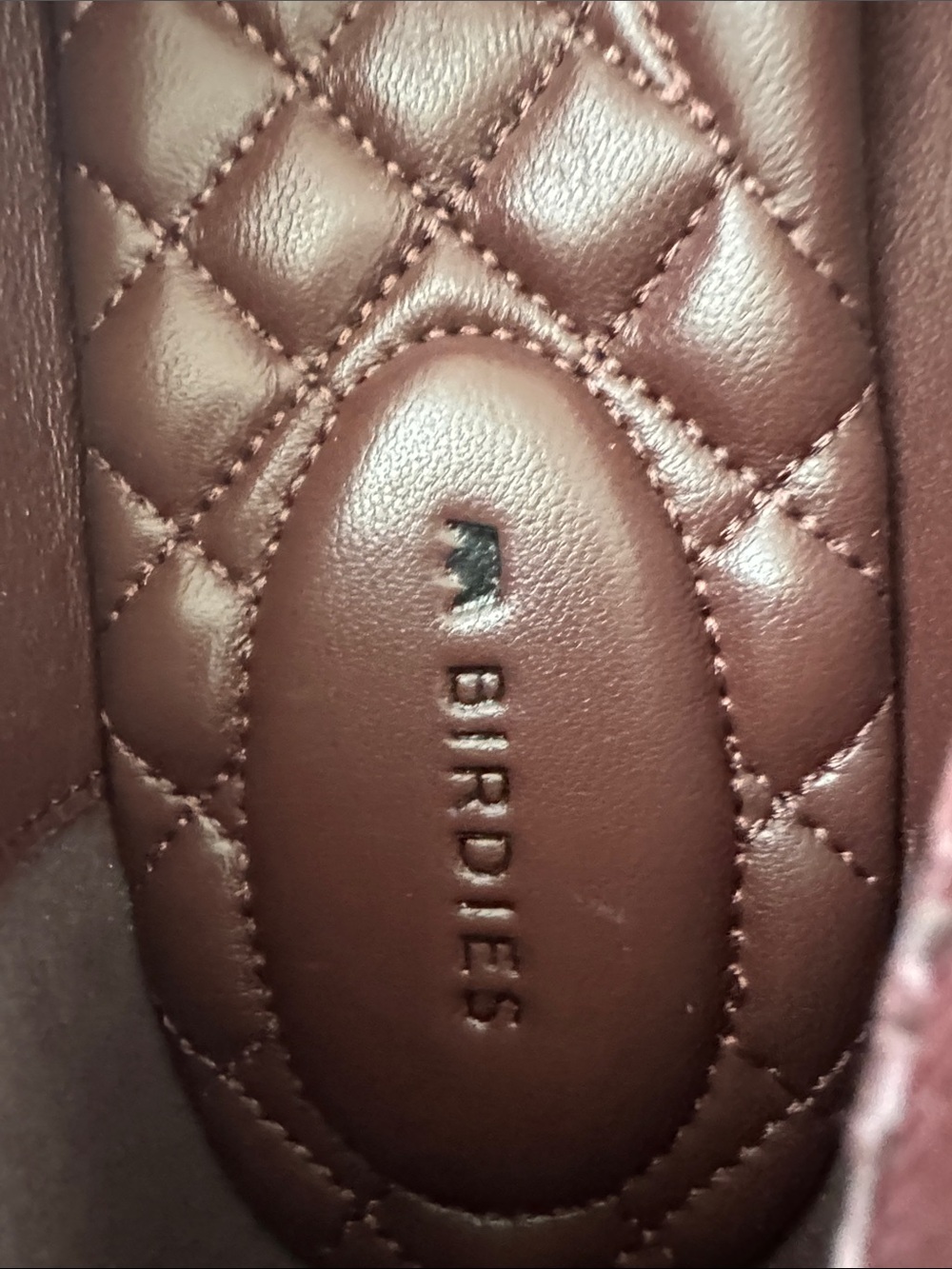 Birdies Burgundy Croc-Embossed Pointed Ballet Flats - Picture 4 of 6